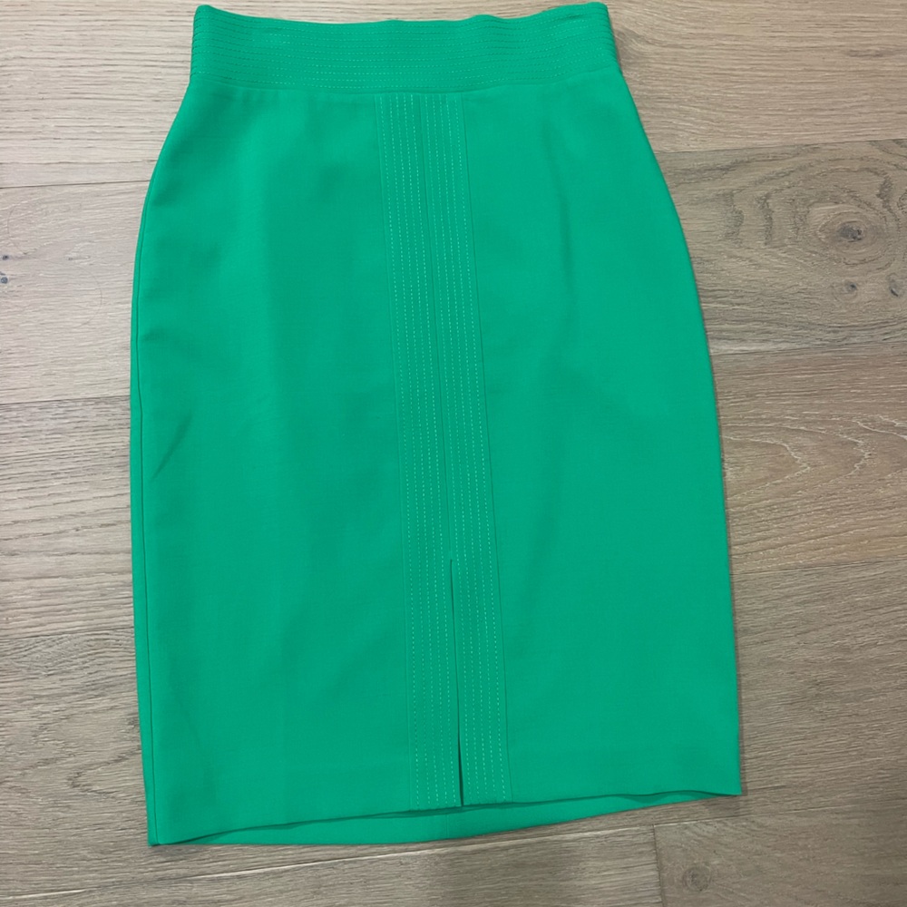 Ann Taylor Emerald Pencil Skirt